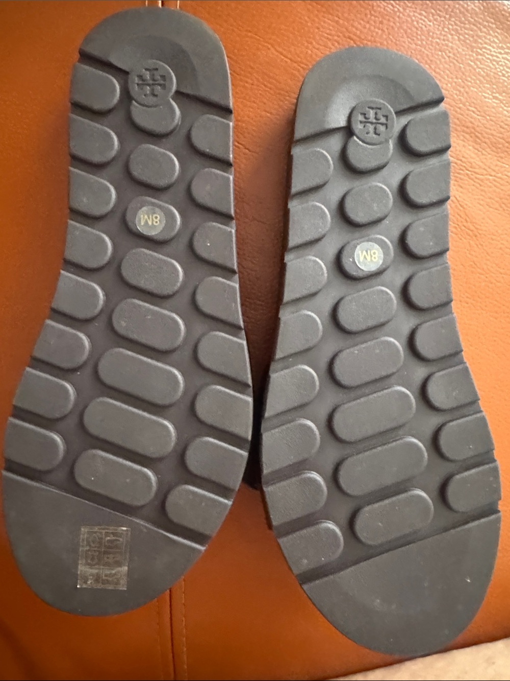 Tory Burch Dark Brown Logo Gloss Mellow Slide Sandals - Picture 17 of 17